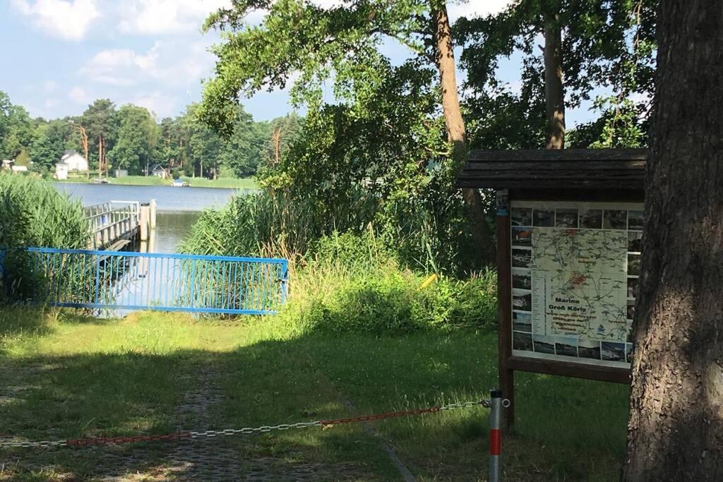 Villa Ferienhaus Wald und Seeidylle nahe Badeseen, Tropical Island, Spreewald Groß Köris Exterior foto