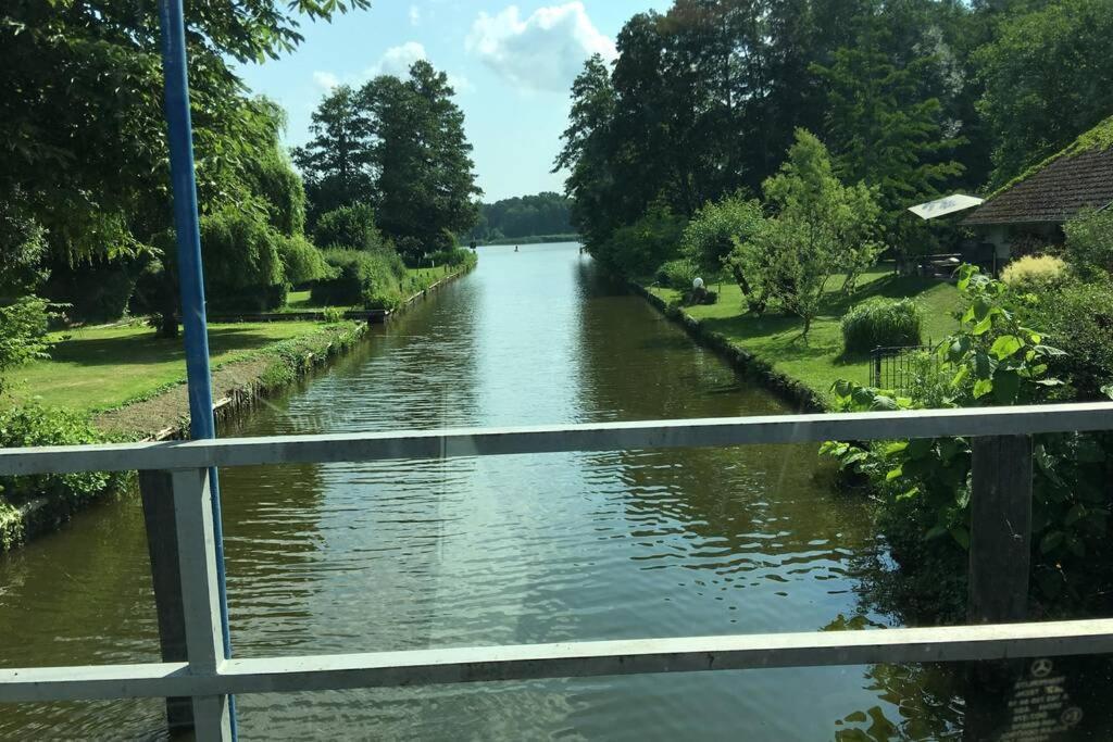 Villa Ferienhaus Wald und Seeidylle nahe Badeseen, Tropical Island, Spreewald Groß Köris Exterior foto